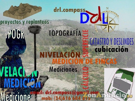 Medición de fincas,topografía